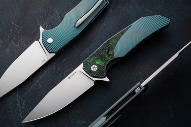 FOLDING KNIFE FOLDER DRAGONFLY #0503 M398 HERMAN KNIVES