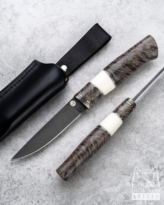 HUNTING KNIFE WOOTZ HUNTER I KARUD