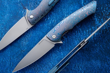 FOLDING KNIFE FOLDER SLIM #0455 M398 HERMAN KNIVES