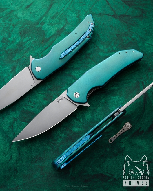 FOLDING KNIFE FOLDER DRAGONFLY 228 M398 HERMAN KNIVES
