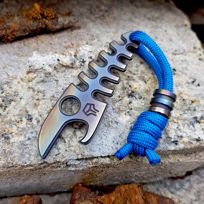 Tactical Fish SLIM Titanium anodized with titanium bead 105