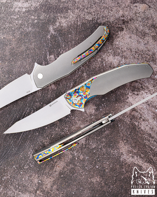 FOLDING KNIFE FOLDER ISHTAR #0797 M390 HERMAN KNIVES