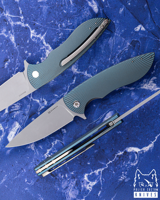 FOLDING KNIFE FOLDER STING #0786 MAGNACUT HERMAN KNIVES