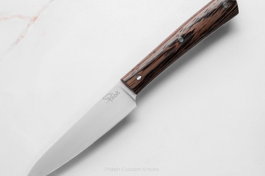 A SMALL PELLING KITCHEN KNIFE 80 25 M390 WENGE PABIŚ KNIVES