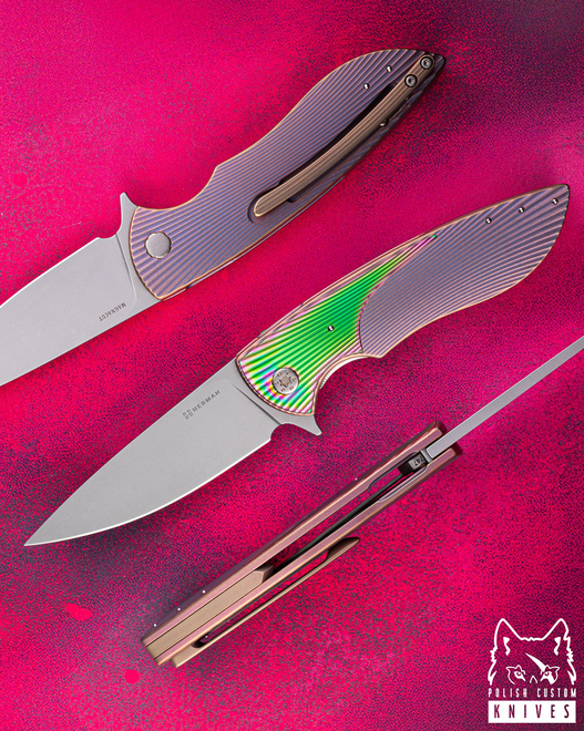 FOLDING KNIFE FOLDER STING #0747 MAGNACUT OERLIKON HERMAN KNIVES
