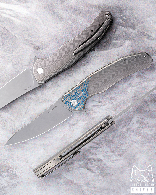 FOLDING KNIFE FOLDER ISHTAR #0687 MAGNACUT HERMAN KNIVES