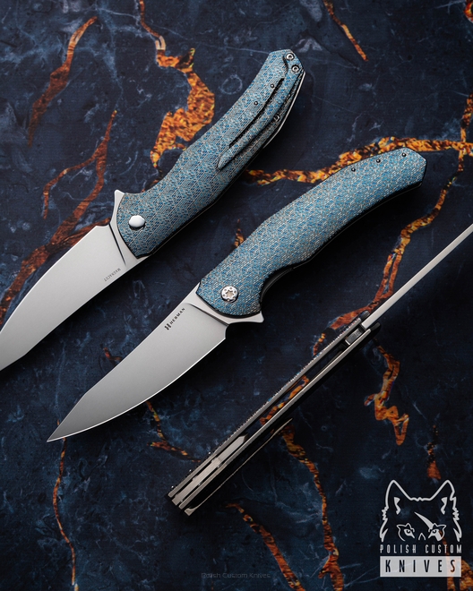 FOLDING KNIFE FOLDER ISHTAR #0788 MAGNACUT TESSERACT HERMAN KNIVES