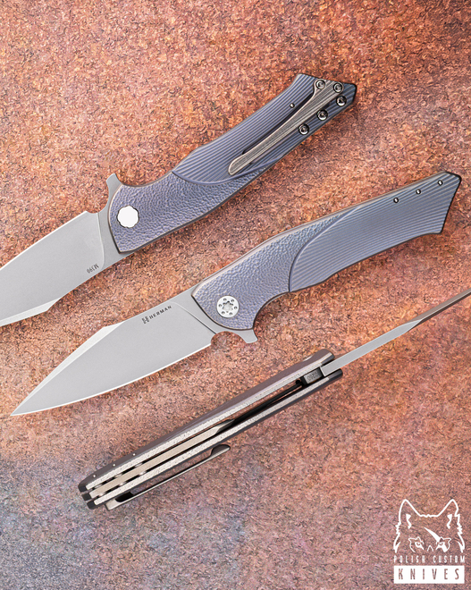 FOLDING KNIFE FOLDER BEE #0260 M390 HERMAN KNIVES