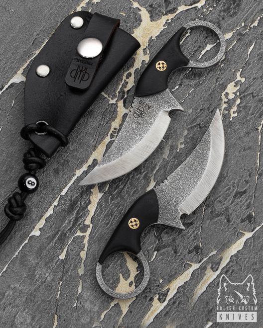 NECK KNIFE EDC SULTAN+ K110 11 MICARTA PRUCIAK KNIVES