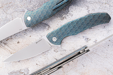 FOLDING KNIFE FOLDER ISHTAR #0789 M390 TESSERACT HERMAN KNIVES