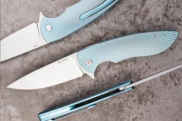FOLDING KNIFE FOLDER BIG STING #0018 M398 HERMAN KNIVES