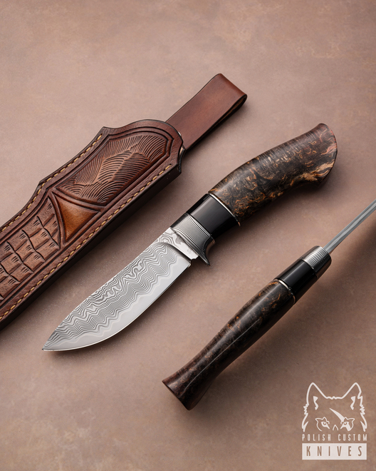 HUNTING KNIFE HUNTER GRIMAKO 9 GREG FORGE