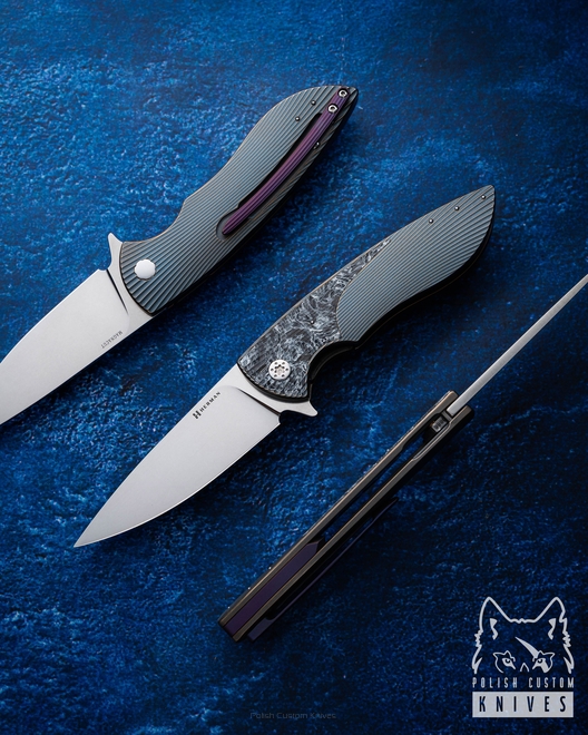 FOLDING KNIFE FOLDER STING #0886 MAGNACUT HERMAN KNIVES