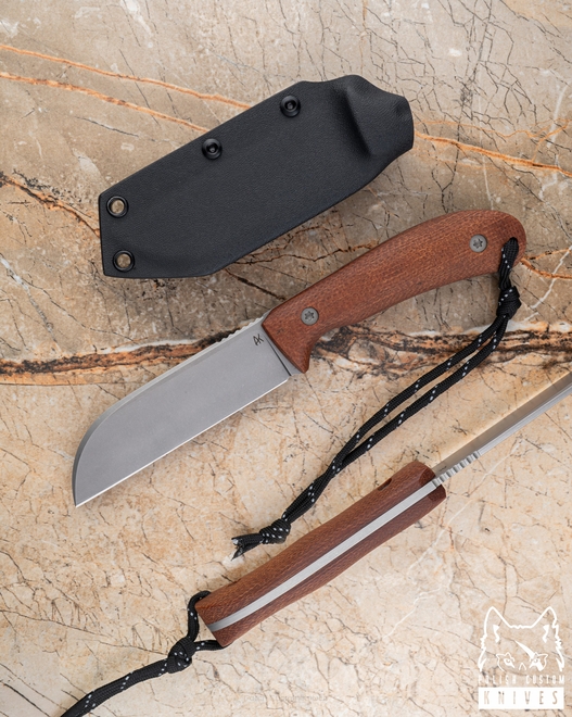 TACTICAL SURVIVAL EDC KNIFE DOLLY 3 ELMAX MICARTA AK