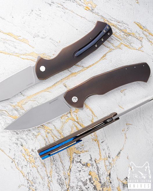 FOLDING KNIFE FOLDER MANTIS #0407 MAGNACUT HERMAN KNIVES