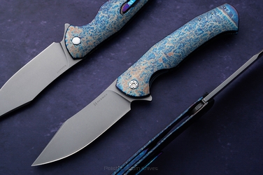 FOLDING KNIFE FOLDER MANTIS #0401 MAGNACUT ENTROPY HERMAN KNIVES