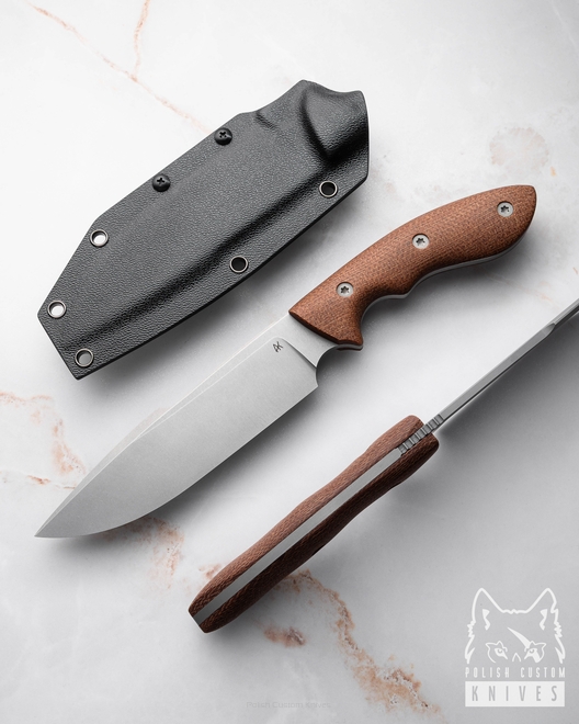 TACTICAL SURVIVAL KNIFE MIKKO 8 SLEIPNER MICARTA AK KNIVES