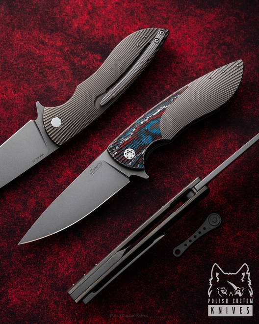 FOLDING KNIFE FOLDER STING 391 MAGNACUT HERMAN KNIVES