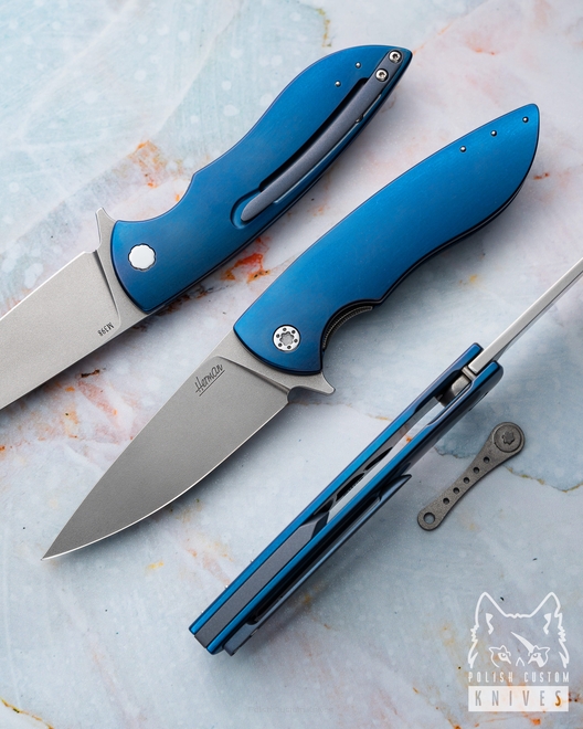 FOLDING KNIFE FOLDER STING 327 M398 HERMAN KNIVES