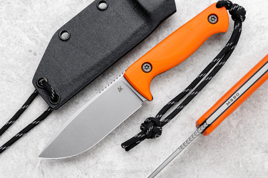 NECK KNIFE EDC MINI ODC M390 G10 ORANGE AK