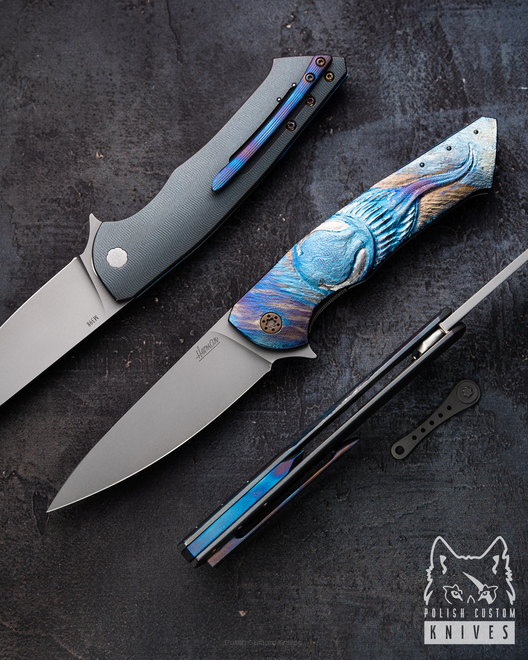 FOLDING KNIFE FOLDER SLIM VENOM 2  M398 HERMAN PIMPED by MICHO