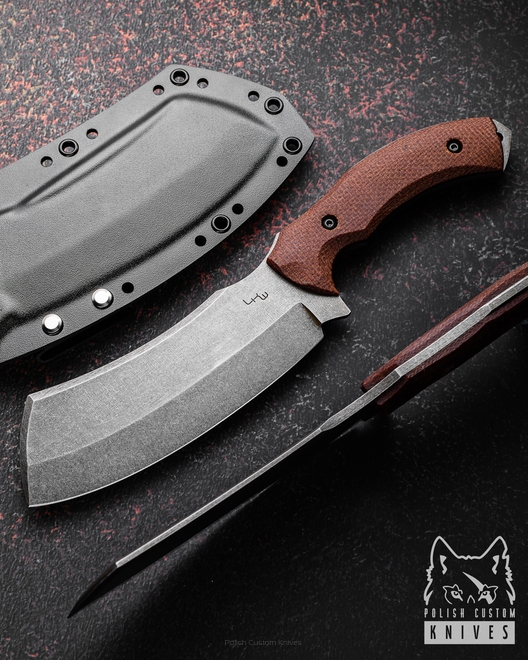 LARGE TACTICAL KNIFE KITCHEN CHOPPER BIG BOSS BUTCHER MICARTA LKW