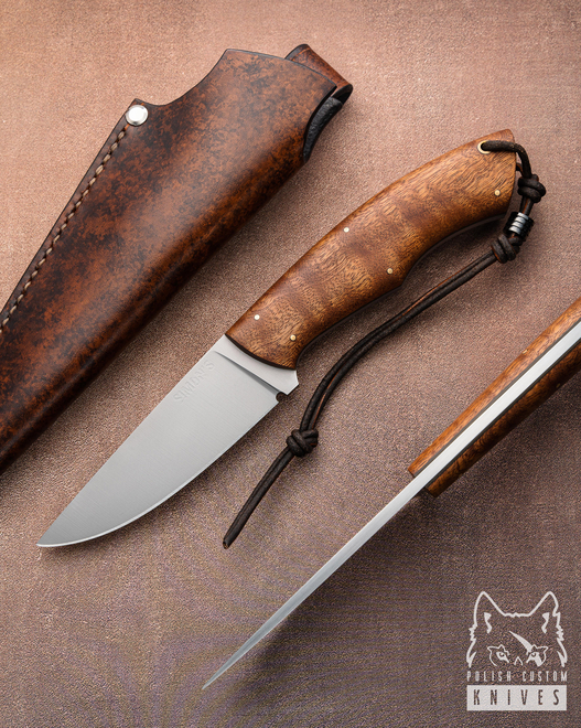 HUNTING KNIFE POGWIZD HUNTER 18 K110 MAHOGANY SIMON'S