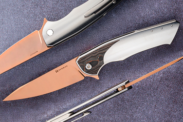 FOLDING KNIFE FOLDER SLIM #0670 MAGNACUT HERMAN KNIVES