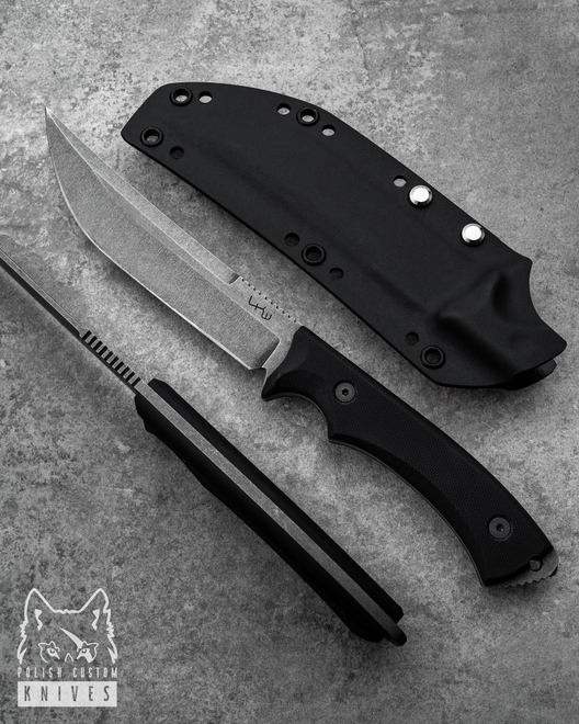 TACTICAL KNIFE PHANTOM G10 BLACK LKW