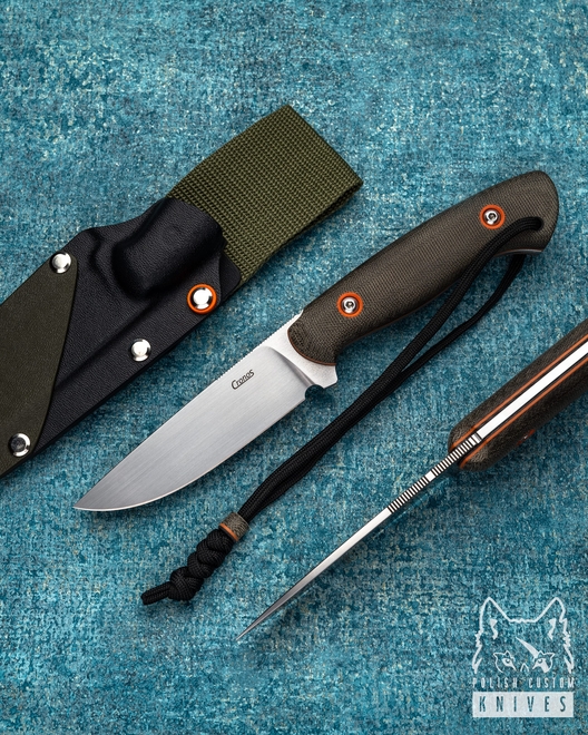 SURVIVAL KNIFE SERATUS MINI XVIII OLIVE