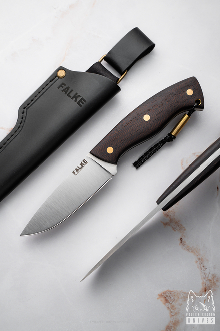 HUNTING KNIFE HUNTER STANDARD  HS 251 K110 AFRICAN WENGE FALKE