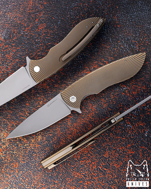 FOLDING KNIFE FOLDER STING #0826 MAGNACUT HERMAN KNIVES