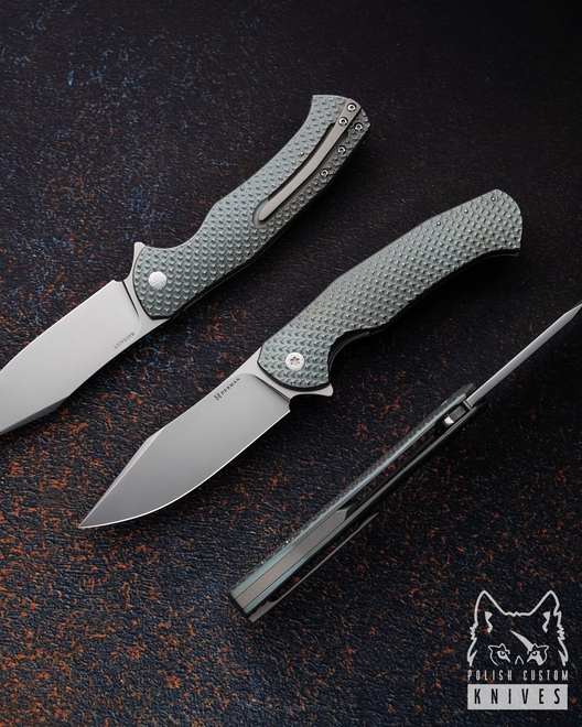 FOLDING KNIFE FOLDER MANTIS #0442 MAGNACUT HERMAN KNIVES