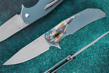 FOLDING KNIFE FOLDER DRAGONFLY #0432 M390 HERMAN KNIVES