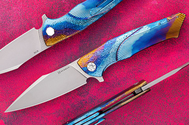 FOLDING KNIFE FOLDER BEE #0257 M390 HERMAN KNIVES