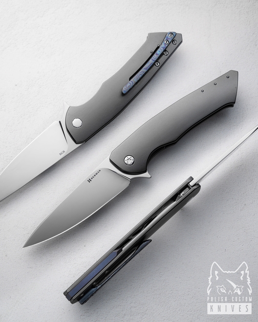 FOLDING KNIFE FOLDER SLIM 465 M398 DLC HERMAN KNIVES