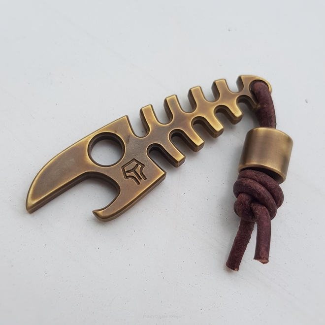 Tactical Fish Brass with brass bead 356 Woro Knives