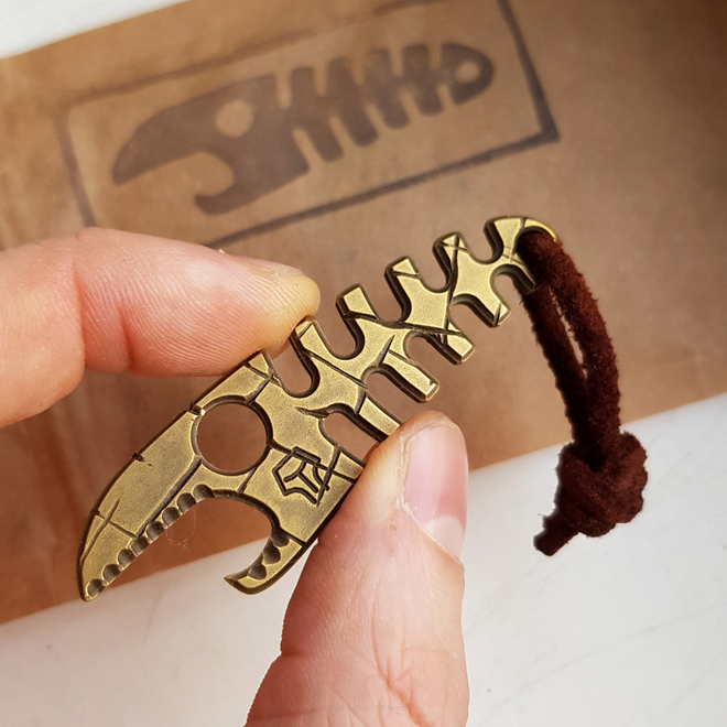 Bottle opener Tactical Fish Brass 334