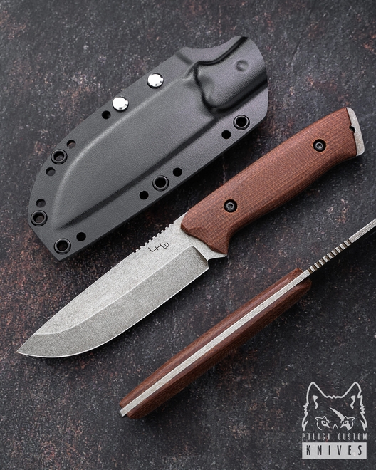 SURVIVAL KNIFE FOX  LKW BROWN