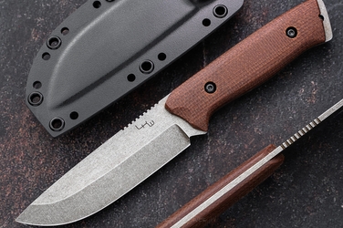 SURVIVAL KNIFE FOX  LKW BROWN