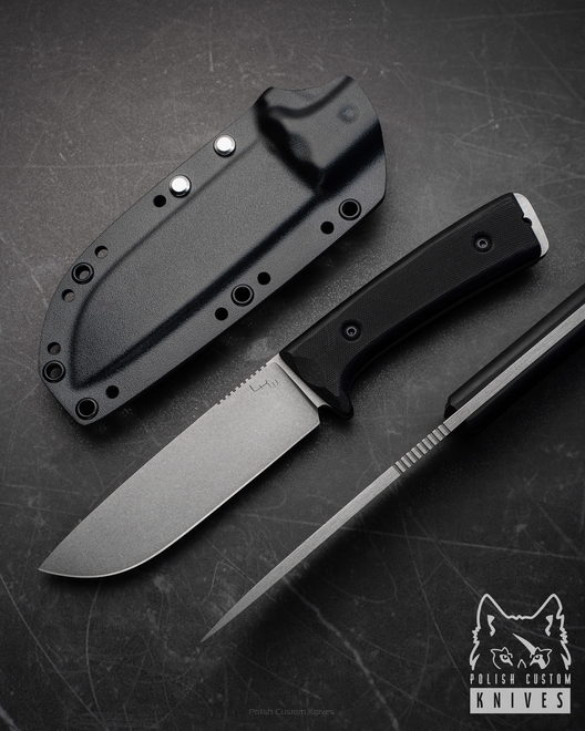 SURVIVAL HUNTING KNIFE OUTDOORER N690 G10 LKW