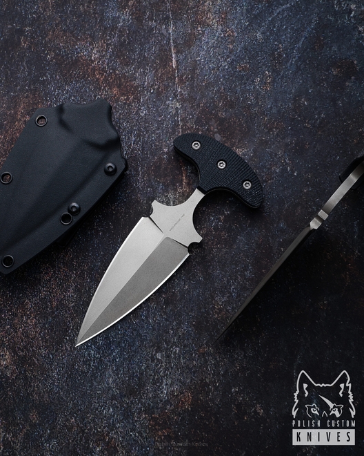 TACTICAL KNIFE PUSH DAGGER 3 VANADIS 4E G10 AK