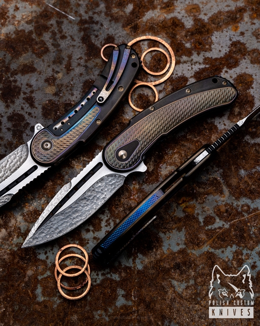 FOLDING KNIFE TODD BEGG BODEGA PIMPED by MICHO