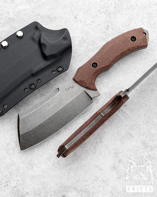 SURVIVAL KNIFE COMPACT BUTCHER MICARTA LKW