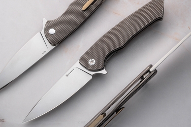 FOLDING KNIFE FOLDER SLIM #0702 M390 HERMAN KNIVES