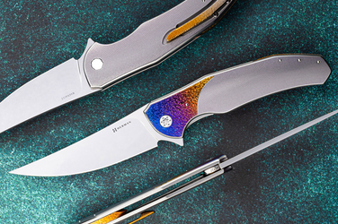 FOLDING KNIFE FOLDER ISHTAR #0737 MAGNACUT HERMAN KNIVES