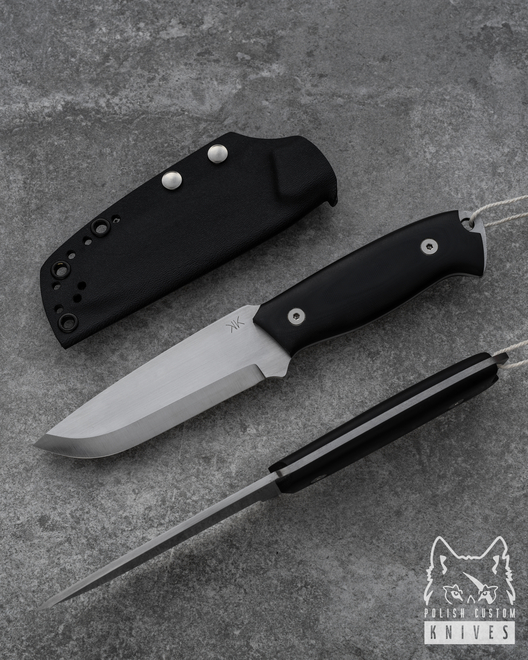 KNIFE TRAPPER G10 WITH KYDEX SHEATH