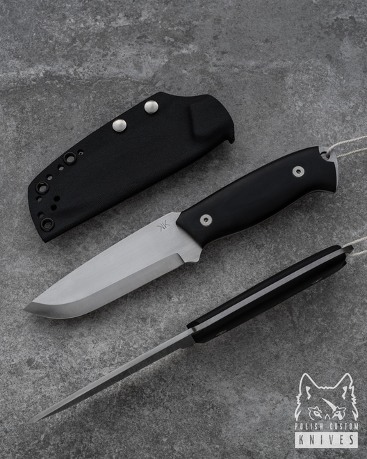 KNIFE TRAPPER G10 WITH KYDEX SHEATH
