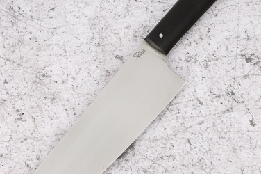 KITCHEN KNIFE SANTOKU 180 52 ELMAX BLACK HORNBEAM PABIŚ KNIVES