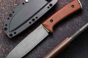 SURVIVAL  KNIFE OUTDOORER BROWN LKW